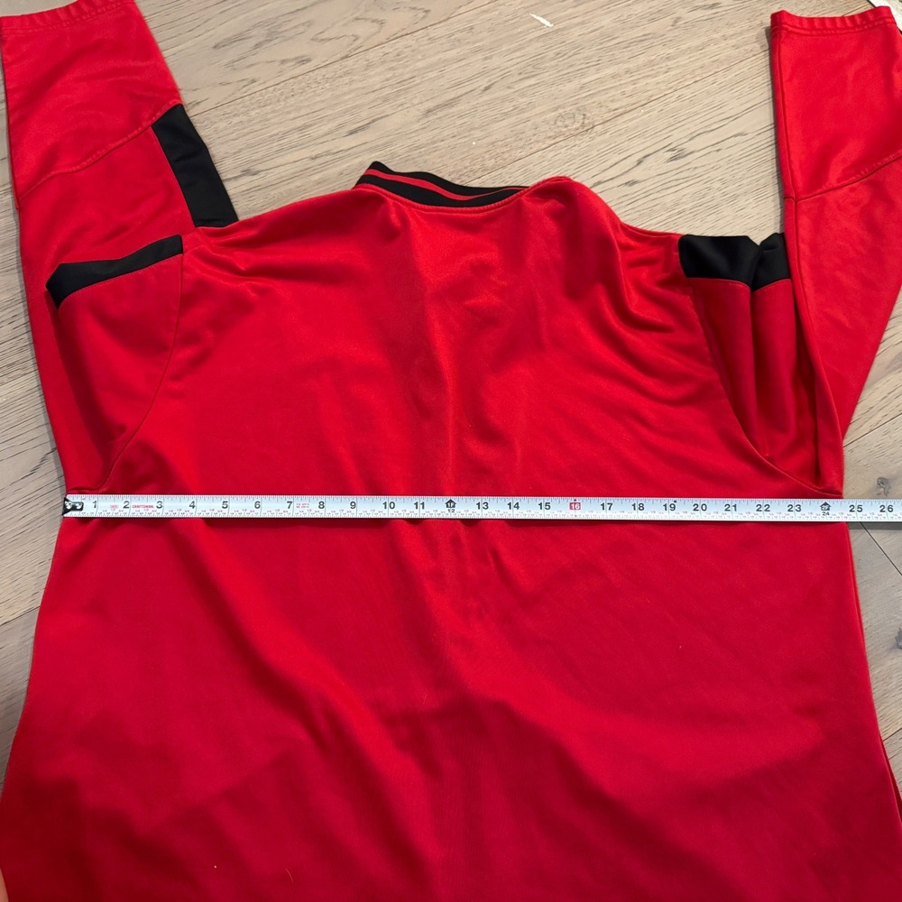 AND1 Mens 2XL Track Jacket‎ Full Zip Tango Red Black Stripe AM19BZ504 Basketball - Picture 8 of 8